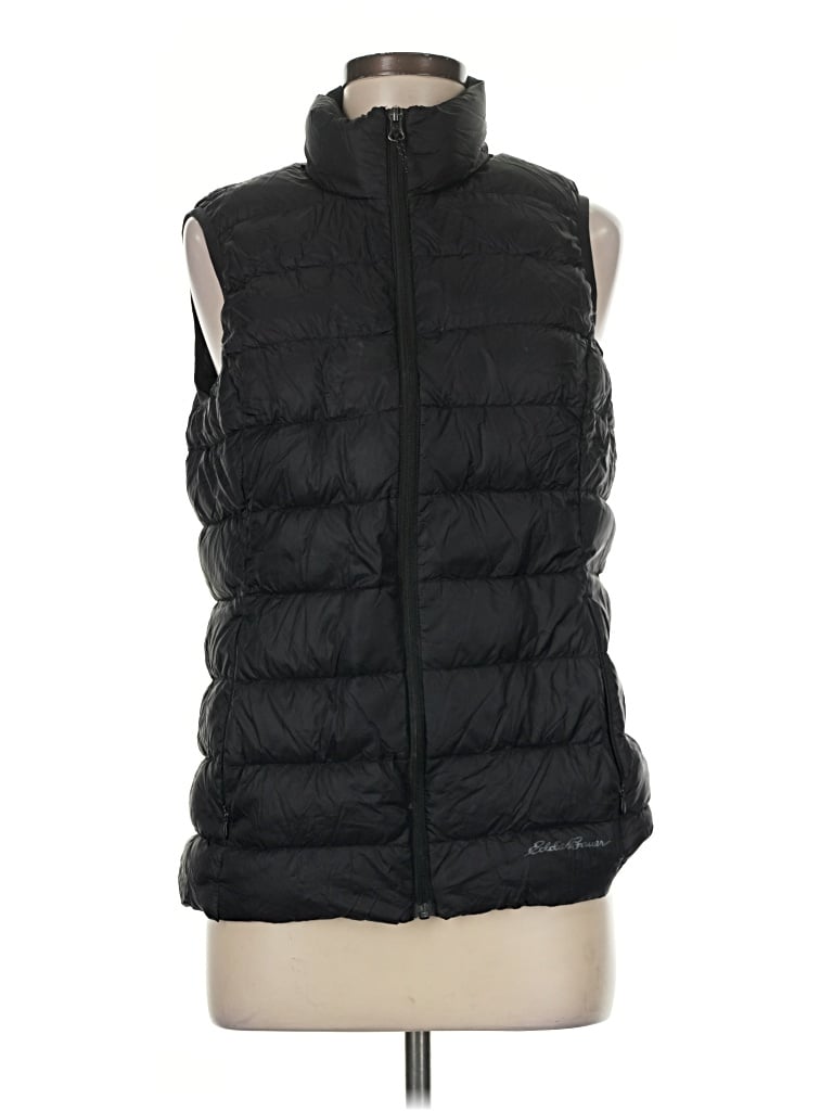 Pre-owned Eddie Bauer Vest In Black