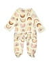 Assorted Brands Print Ivory Long Sleeve Onesie Size 60 cm / US 3-6 MO - photo 2