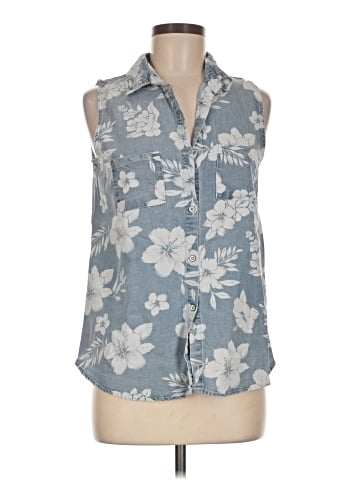 Elie Tahari Sleeveless Button-Down Shirt (view 1)