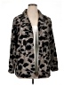 Notations Print Gray Blazer Size 1X - photo 1