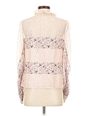 Nanette Lepore Long Sleeve Silk Top (view 2)