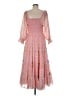 LoveShackFancy Pink Casual Dress Size M - photo 2
