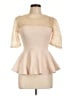 Unbranded Ivory Short Sleeve Top Size L - photo 1