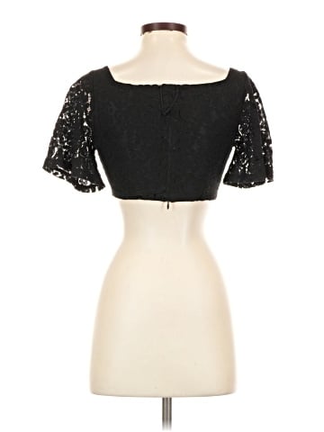 Zara W&B Collection Short Sleeve Top (view 2)