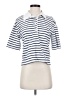 Gap 100% Cotton Stripes White Short Sleeve Top Size S - photo 1