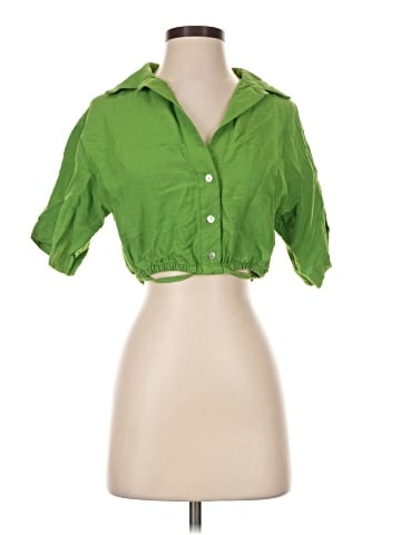 Los Angeles Atelier & Other Stories 3/4 Sleeve Button-Down Shirt (view 1)