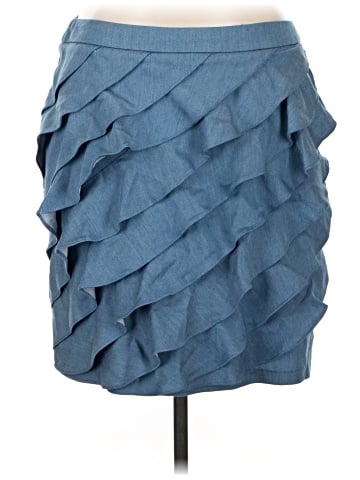 New York & Company Denim Skirt (view 1)