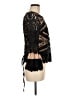 Venus 100% Polyester Black 3/4 Sleeve Blouse Size 8 - photo 4