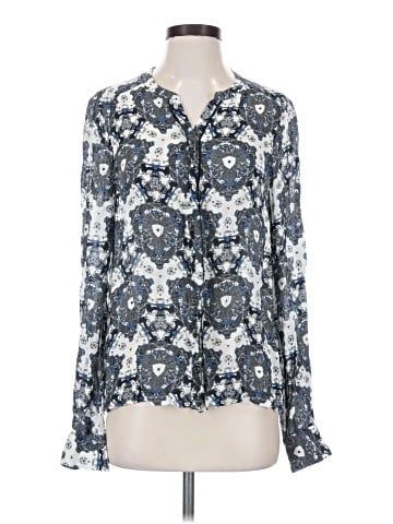A.L.C. Long Sleeve Silk Top (view 1)