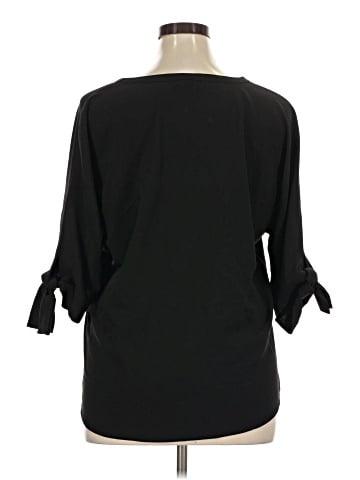 Black Label by Chico's 3/4 Sleeve Blouse (view 2)