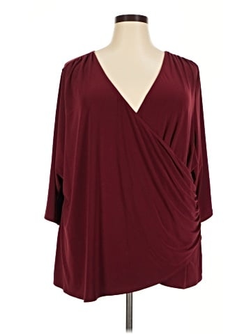 Kiyonna 3/4 Sleeve Blouse (view 1)