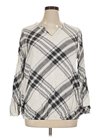 Lane Bryant Long Sleeve Blouse (view 1)