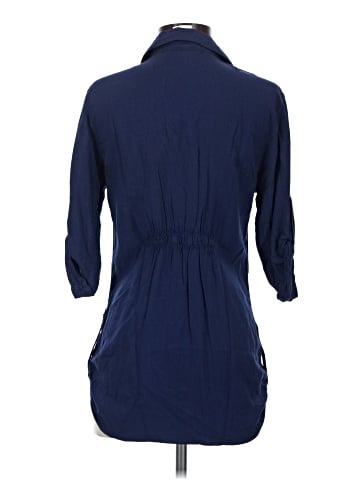 Love Squared 3/4 Sleeve Button-Down Shirt (view 2)