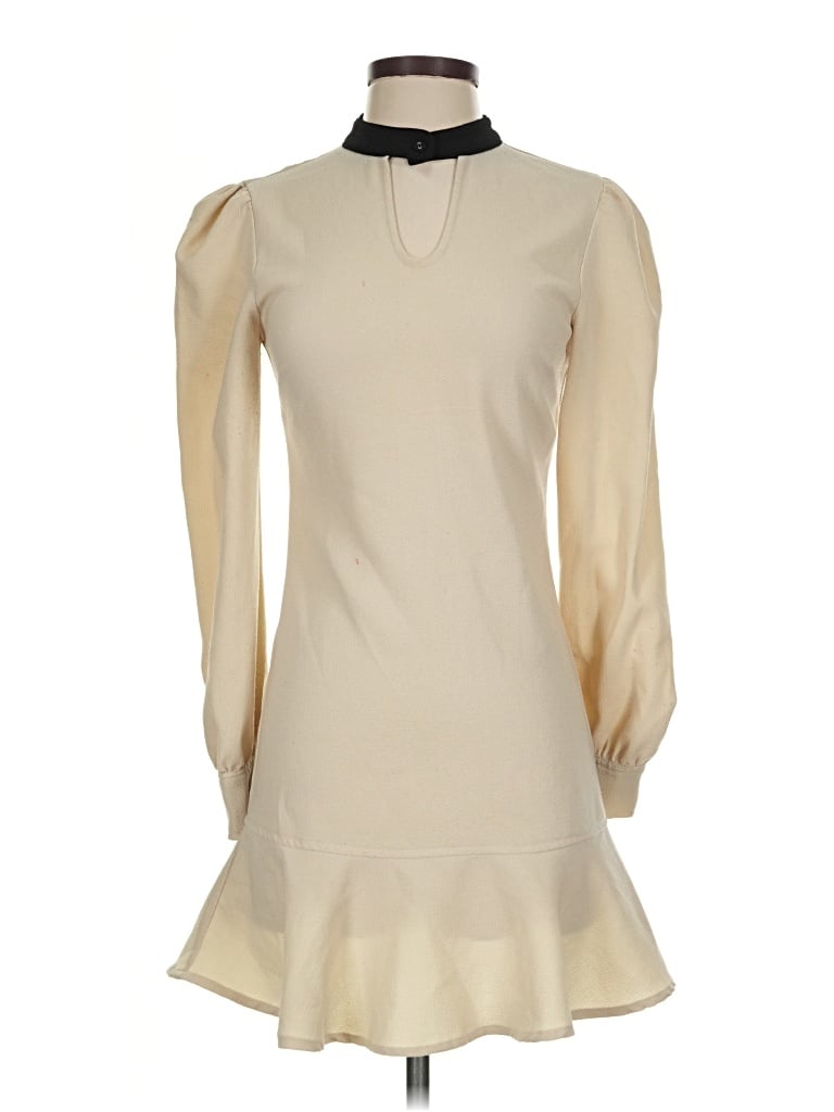 Pre-owned Double Zero Cocktail Dress In Ivory