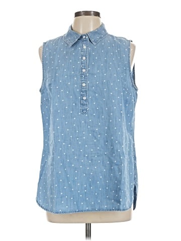 Talbots Outlet Sleeveless Button-Down Shirt (view 1)