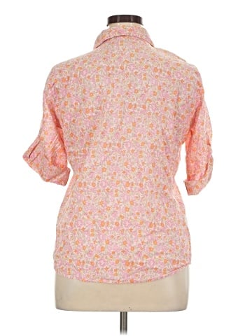 IZOD 3/4 Sleeve Button-Down Shirt (view 2)