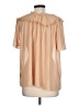 Torrid 100% Polyester Tan Short Sleeve Blouse Size Lg Plus (0) - photo 2