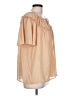 Torrid 100% Polyester Tan Short Sleeve Blouse Size Lg Plus (0) - photo 4