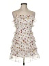 Forever 21 100% Polyester Floral White Cocktail Dress Size M - photo 1