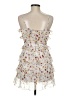 Forever 21 100% Polyester Floral White Cocktail Dress Size M - photo 2