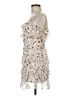 Forever 21 100% Polyester Floral White Cocktail Dress Size M - photo 5