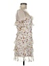 Forever 21 100% Polyester Floral White Cocktail Dress Size M - photo 4