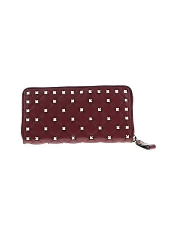 Valentino Quilted Leather Rockstud Zippy Wallet (view 1)
