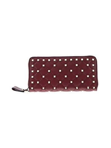 Valentino Quilted Leather Rockstud Zippy Wallet (view 2)