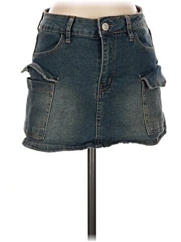 Love Culture Denim Skirt (view 1)