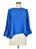 Zara Basic Blue 3/4 Sleeve Blouse Size M - photo 1