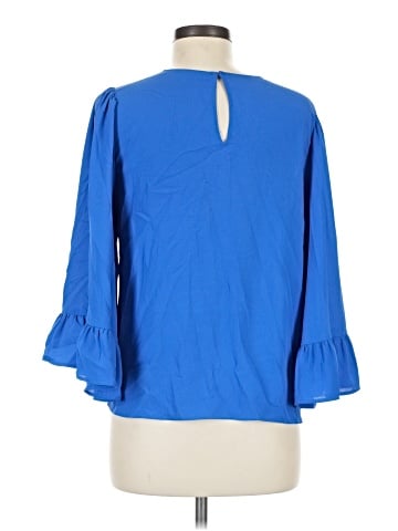 Zara Basic 3/4 Sleeve Blouse (view 2)