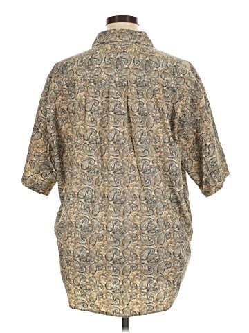 Claiborne Short Sleeve Button-Down Shirt (view 2)