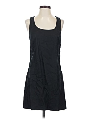 Madewell Cross-Back A-Line Mini Dress in 100% Linen (view 1)