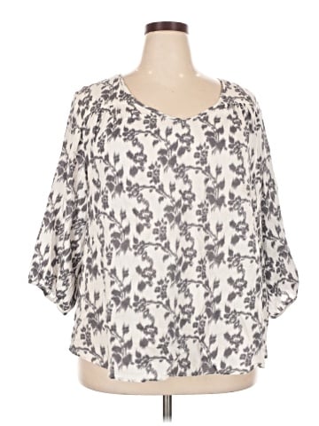 SONOMA life + style 3/4 Sleeve Blouse (view 1)