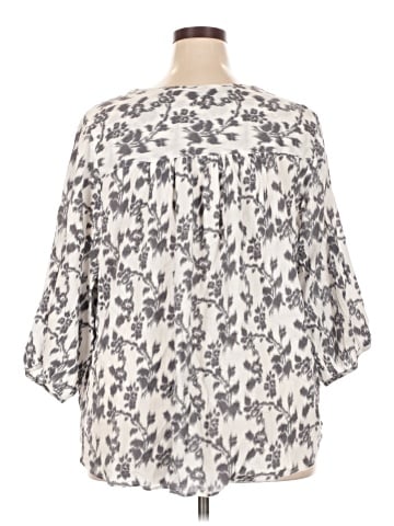 SONOMA life + style 3/4 Sleeve Blouse (view 2)