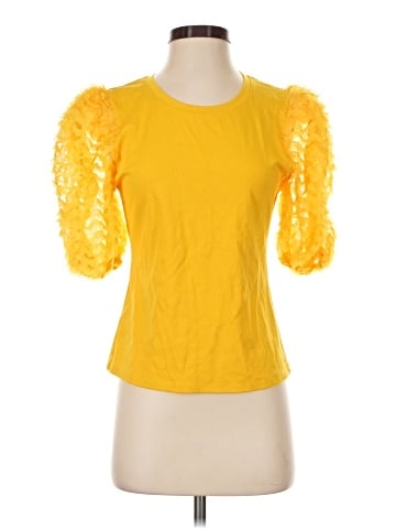 Flat White 3/4 Sleeve T-Shirt (view 1)