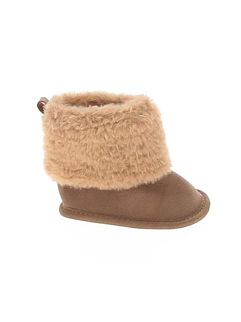 Pre-owned Carter's Babies' Booties In Brown