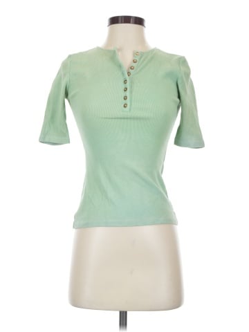 Sézane Short Sleeve Henley