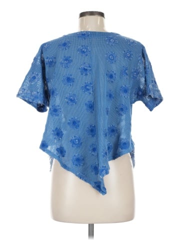 Language Short Sleeve Blouse (view 2)