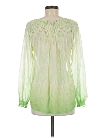 Sundance Long Sleeve Silk Top (view 2)