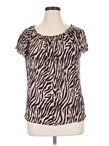 John Paul Richard Short Sleeve Blouse (view 1)