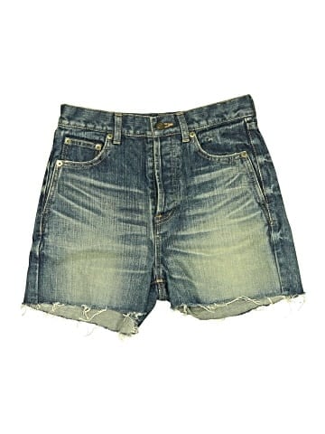 Saint Laurent Denim Shorts (view 1)