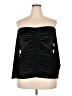 Torrid Black 3/4 Sleeve Top Size 2X Plus (2) - photo 1