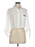 Prada Ivory White 3/4 Sleeve Button-Down Shirt Size EU (IT) 46 / US 10 - photo 1