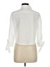 Prada Ivory White 3/4 Sleeve Button-Down Shirt Size EU (IT) 46 / US 10 - photo 2