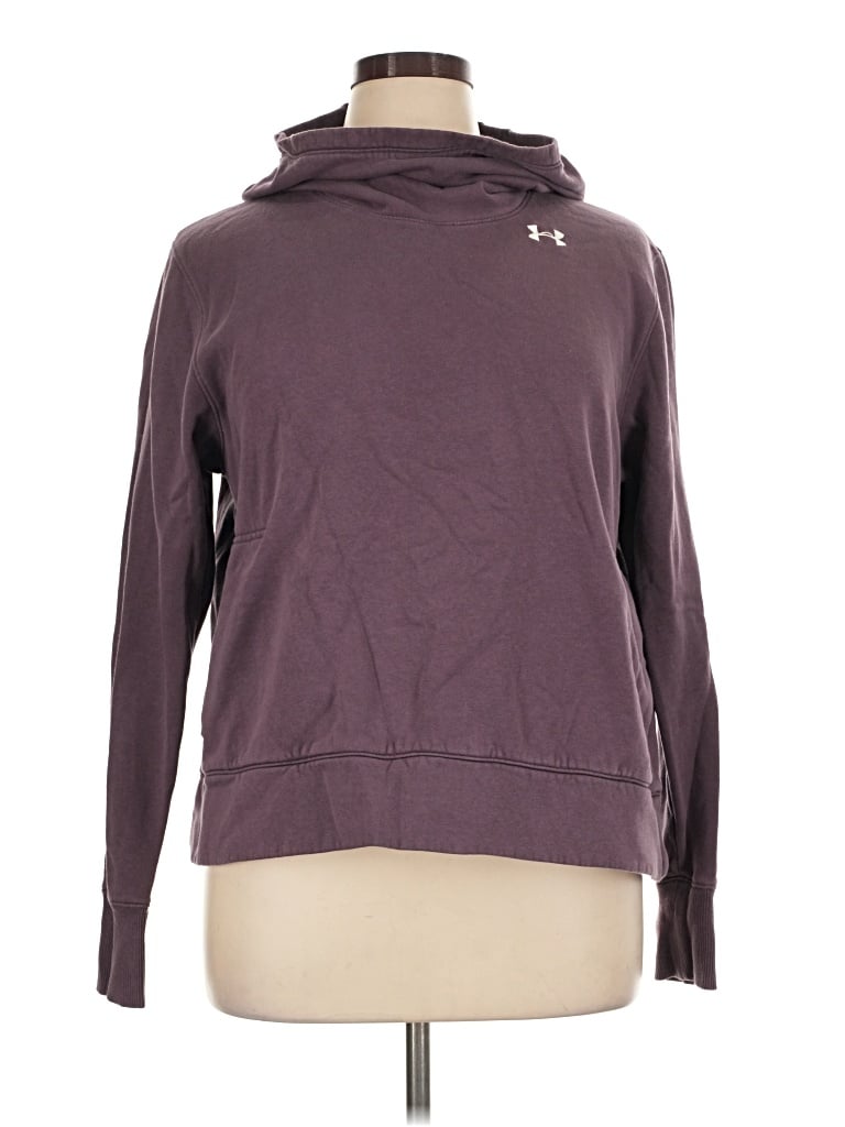 Pre-owned Under Armour Sweatshirt In Purple