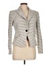 Veronica Beard Chevron-herringbone Gray Blazer Size 8 - photo 1