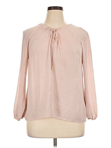 Worthington Long Sleeve Blouse (view 1)