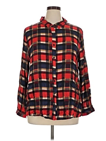 Umgee Long Sleeve Button-Down Shirt (view 1)