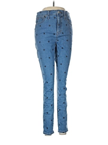Madewell 10" High-Rise Skinny Jeans in Starry Night (view 1)
